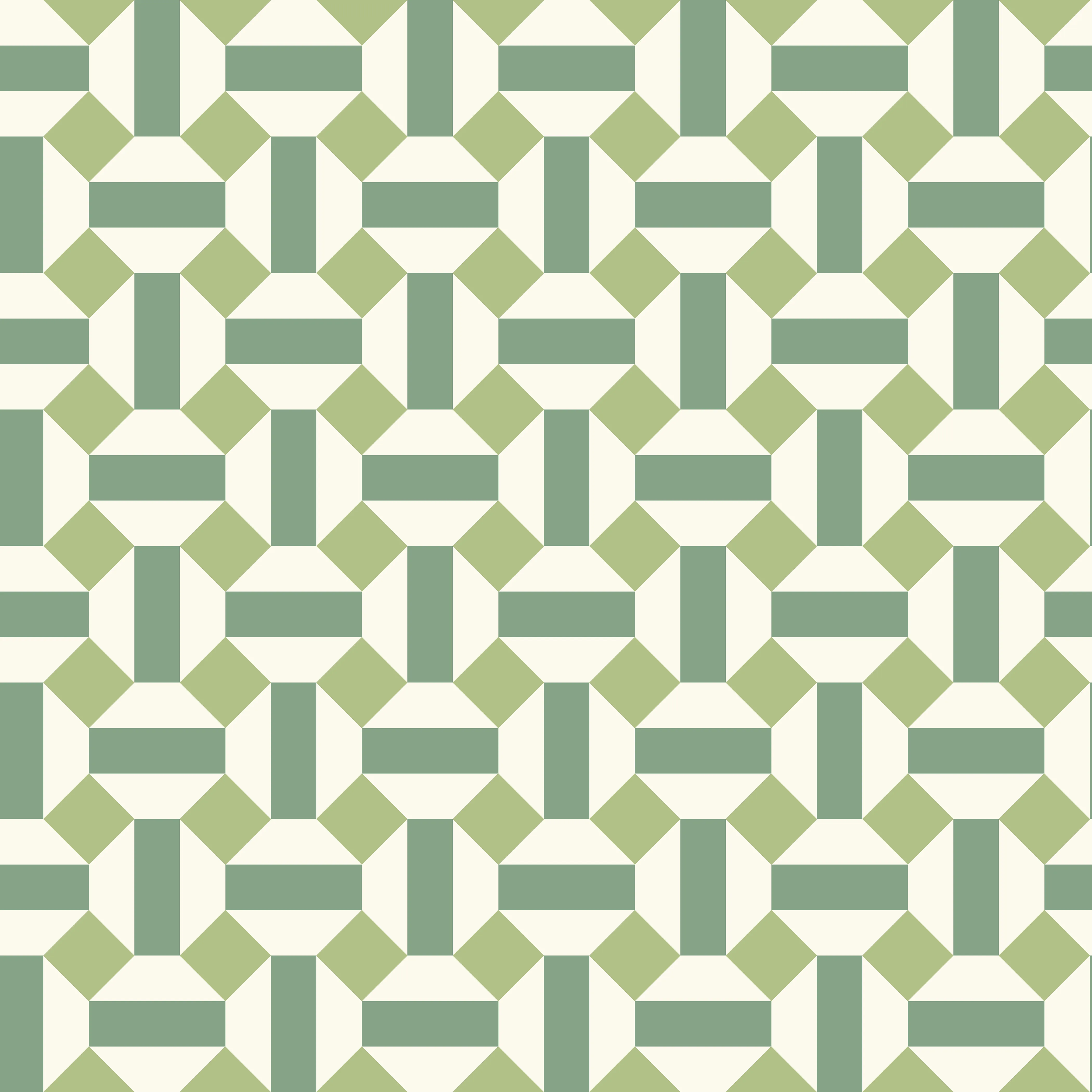 Cole & Son Alicatado in Leaf Greens on Chalk (117/12038.CS.0)