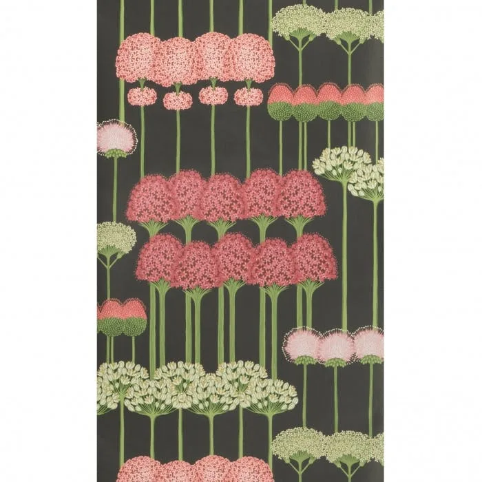 Cole & Son Allium in Coral/L Green/Char (115/12037.CS.0)