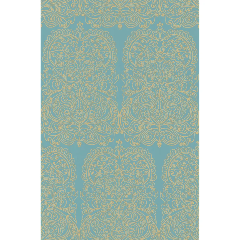 Cole & Son Alpana in Gold/Aqua (69/2107.CS.0)