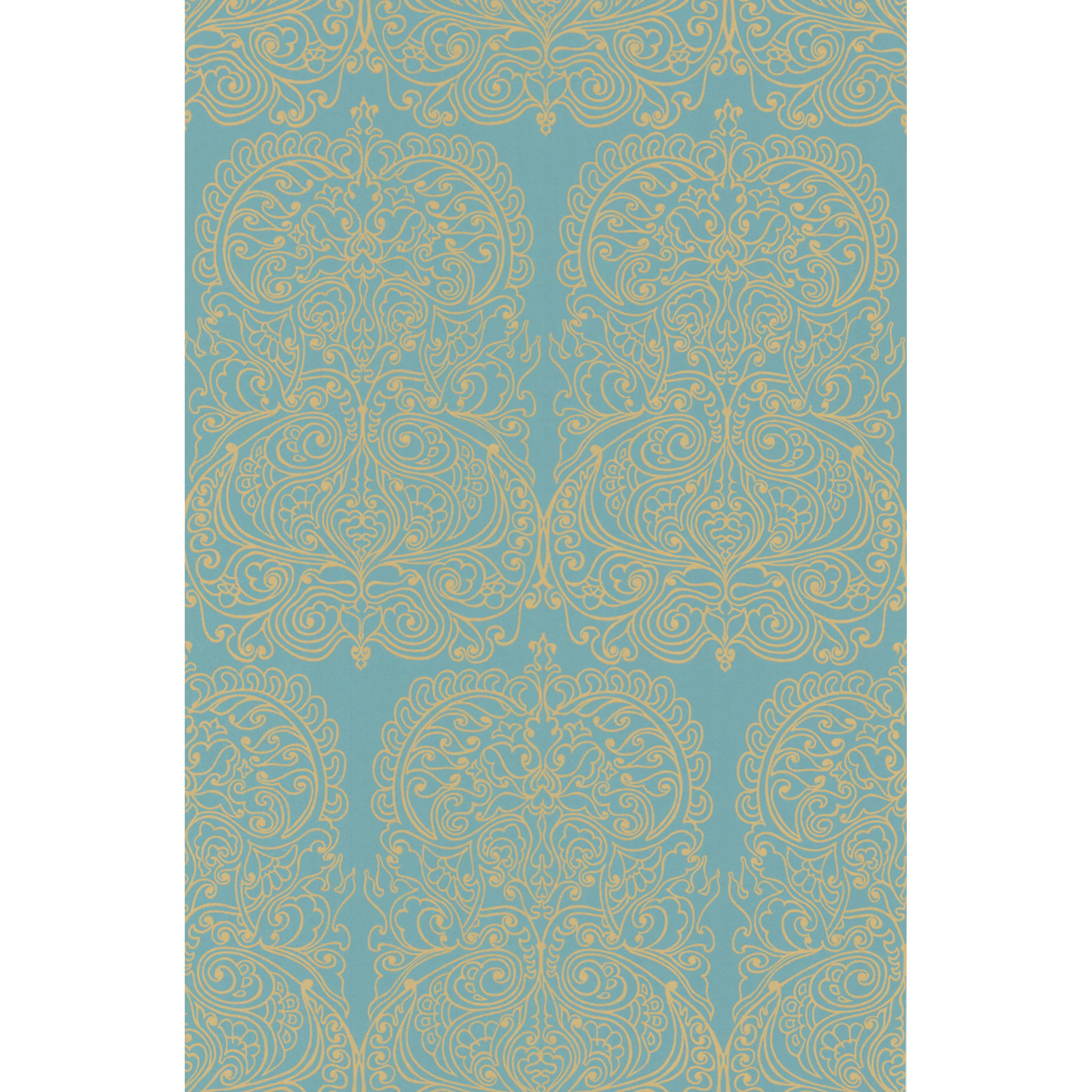 Cole & Son Alpana in Gold/Aqua (69/2107.CS.0)