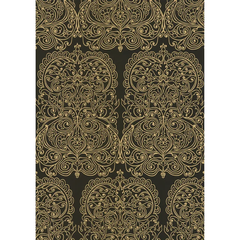 Cole & Son Alpana in Gold/Onyx (69/2105.CS.0)