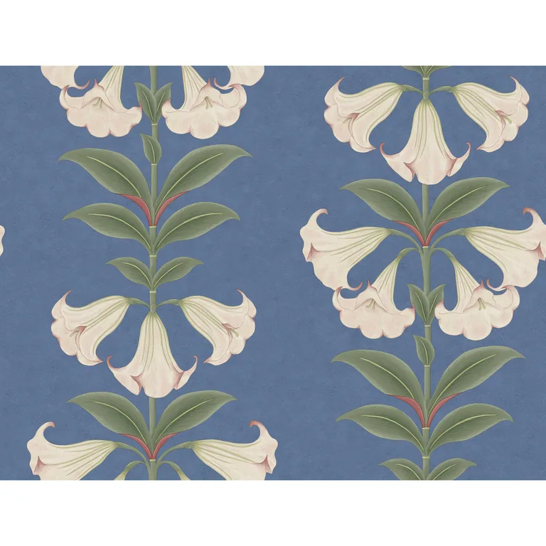 Cole & Son Angels Trumpet in Ballet Slipper/Sage/C Sky (117/3008.CS.0)
