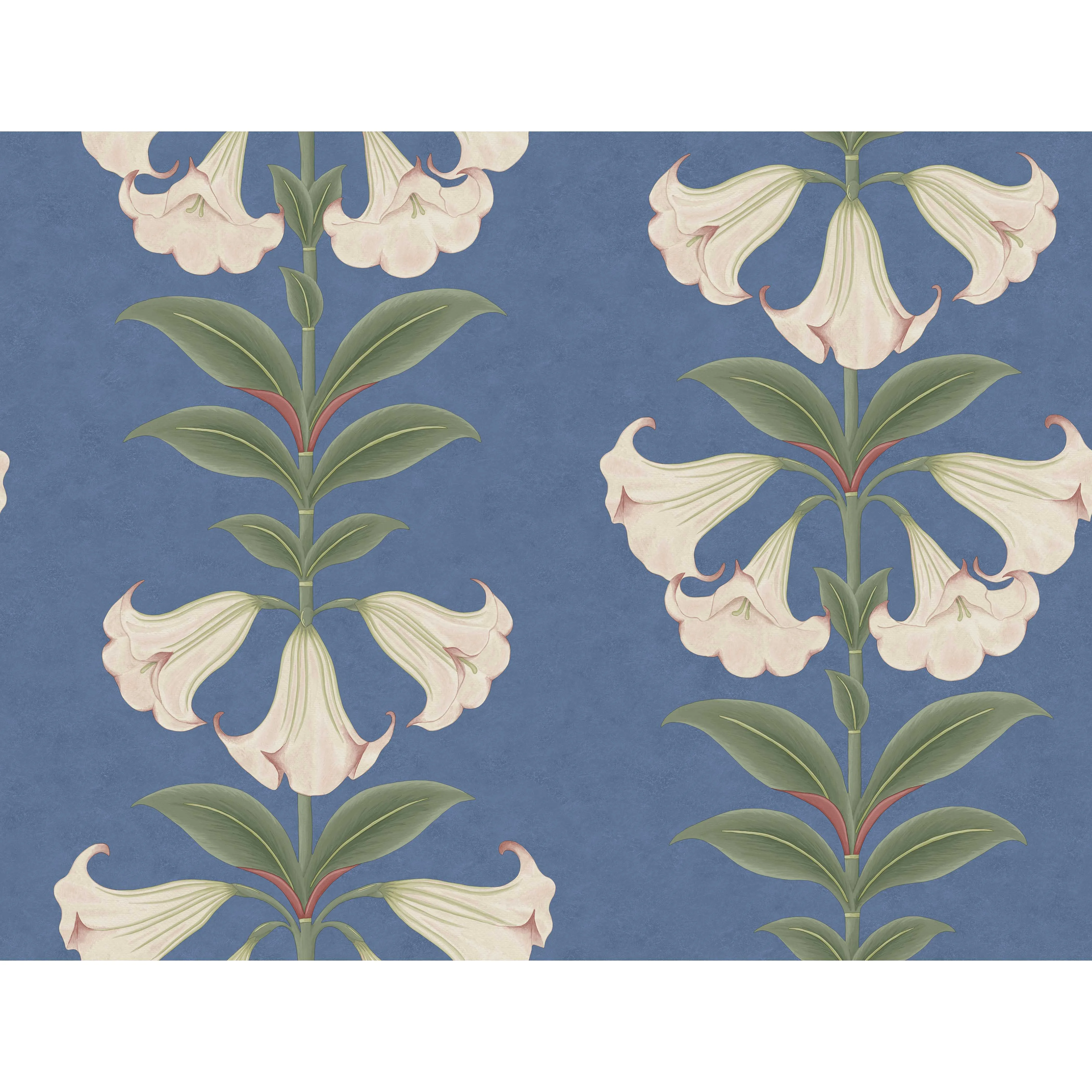 Cole & Son Angels Trumpet in Ballet Slipper/Sage/C Sky (117/3008.CS.0)