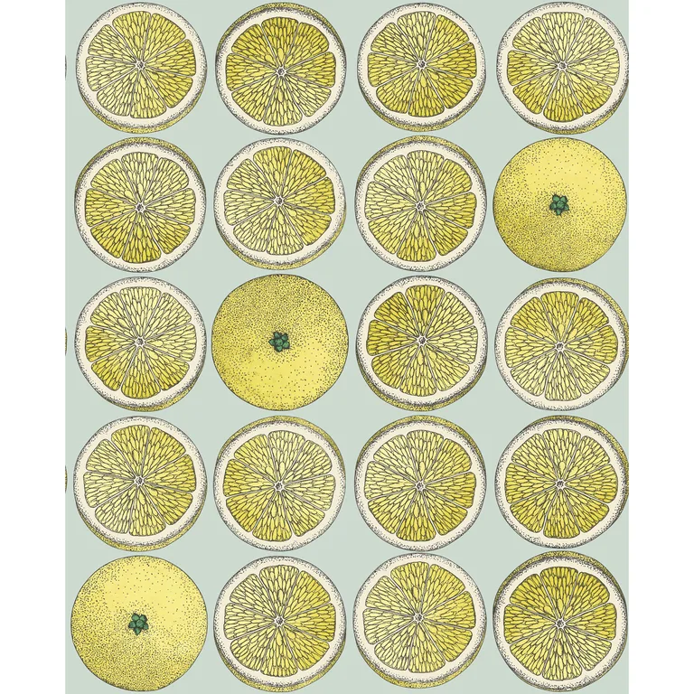 Cole & Son Arance in Lemon/Seafoam (114/24048.CS.0)