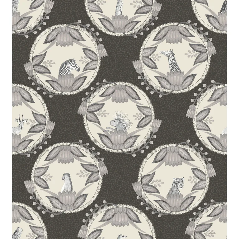 Cole & Son Ardmore Cameos in Black & White (109/9043.CS.0)