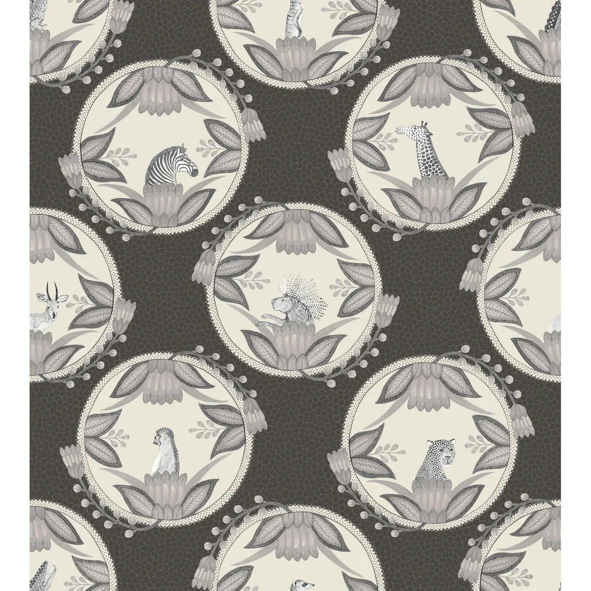 Cole & Son Ardmore Cameos in Black & White (109/9043.CS.0)