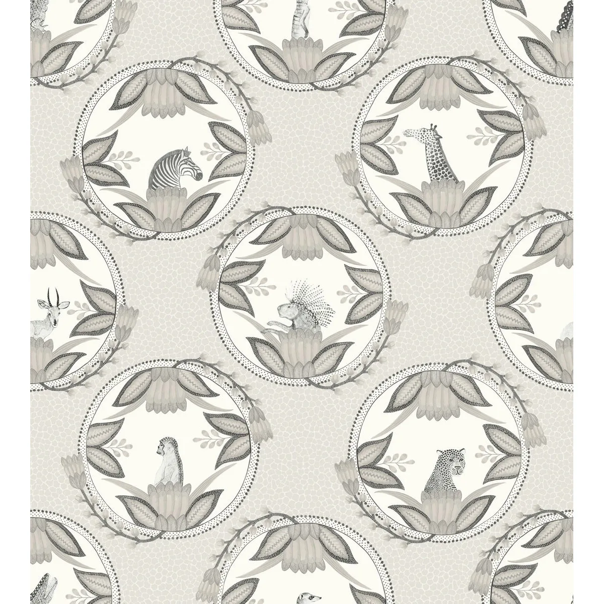 Cole & Son Ardmore Cameos in Grey (109/9044.CS.0)