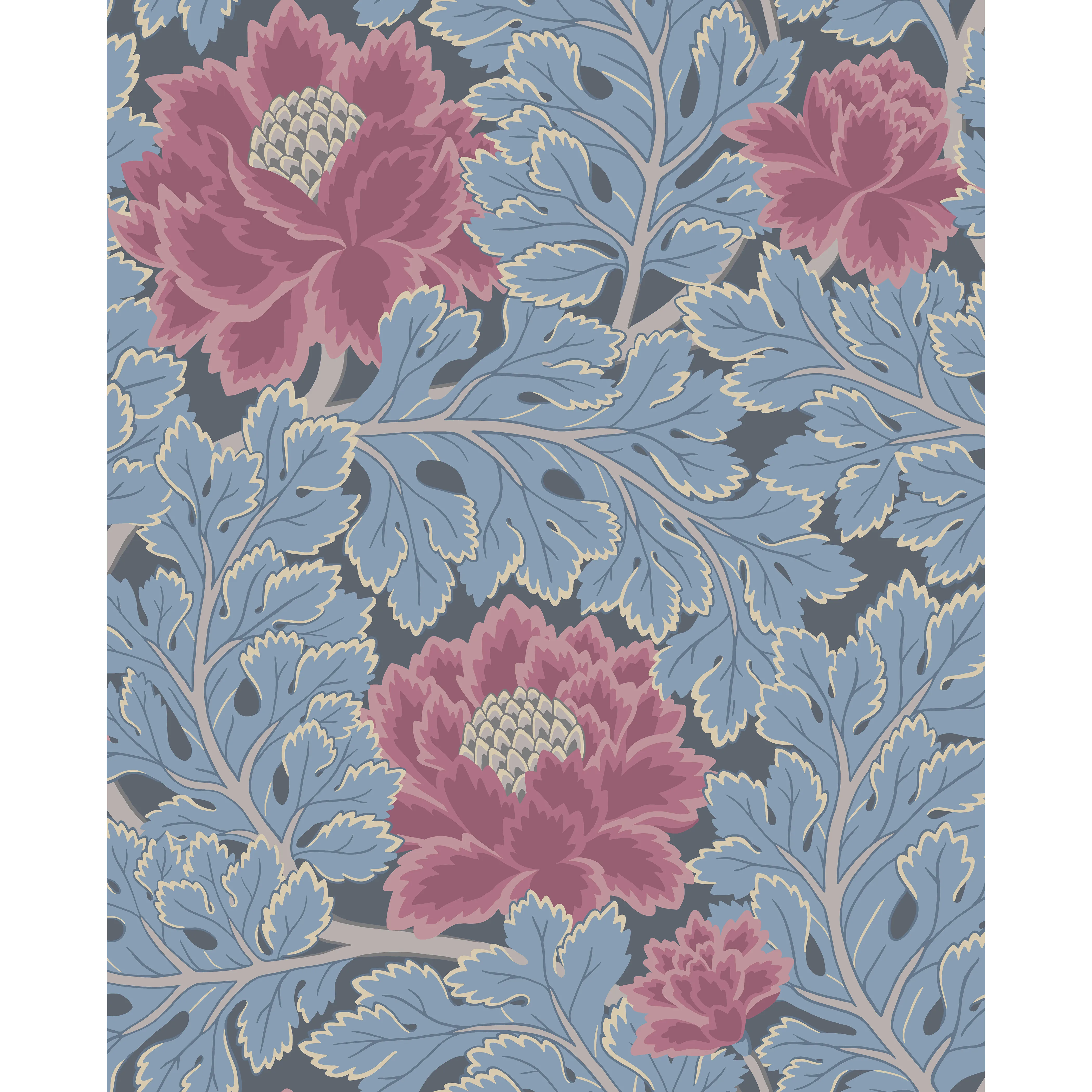 Cole & Son Aurora in Cerise/Cerulean Bl (116/1004.CS.0)
