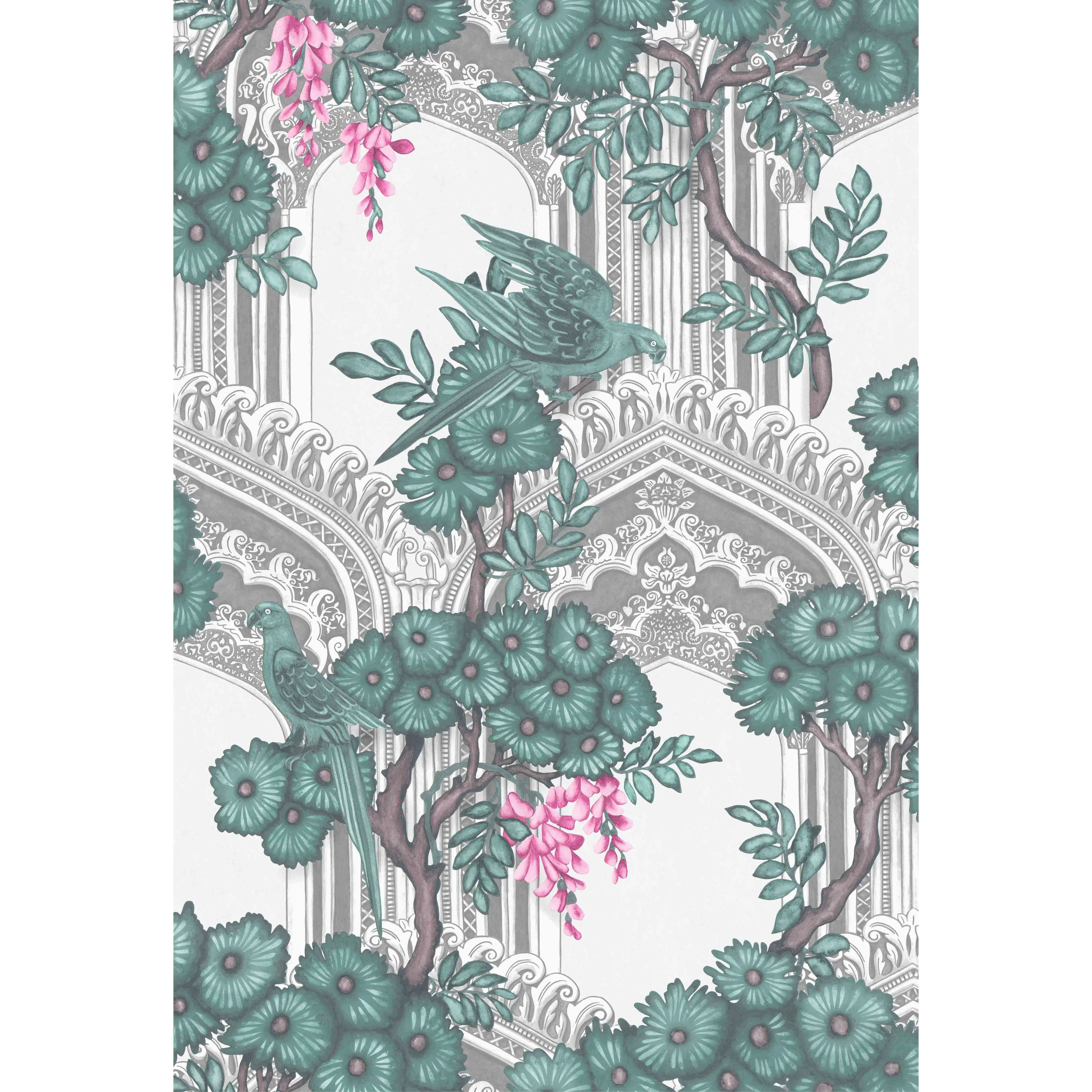 Cole & Son Babylon in Teal & Pink (113/13039.CS.0)