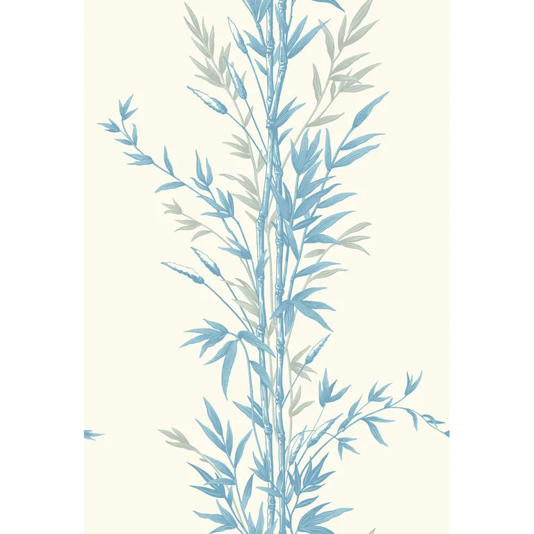 Cole & Son Bamboo in Blue on Ivory (100/5022.CS.0)