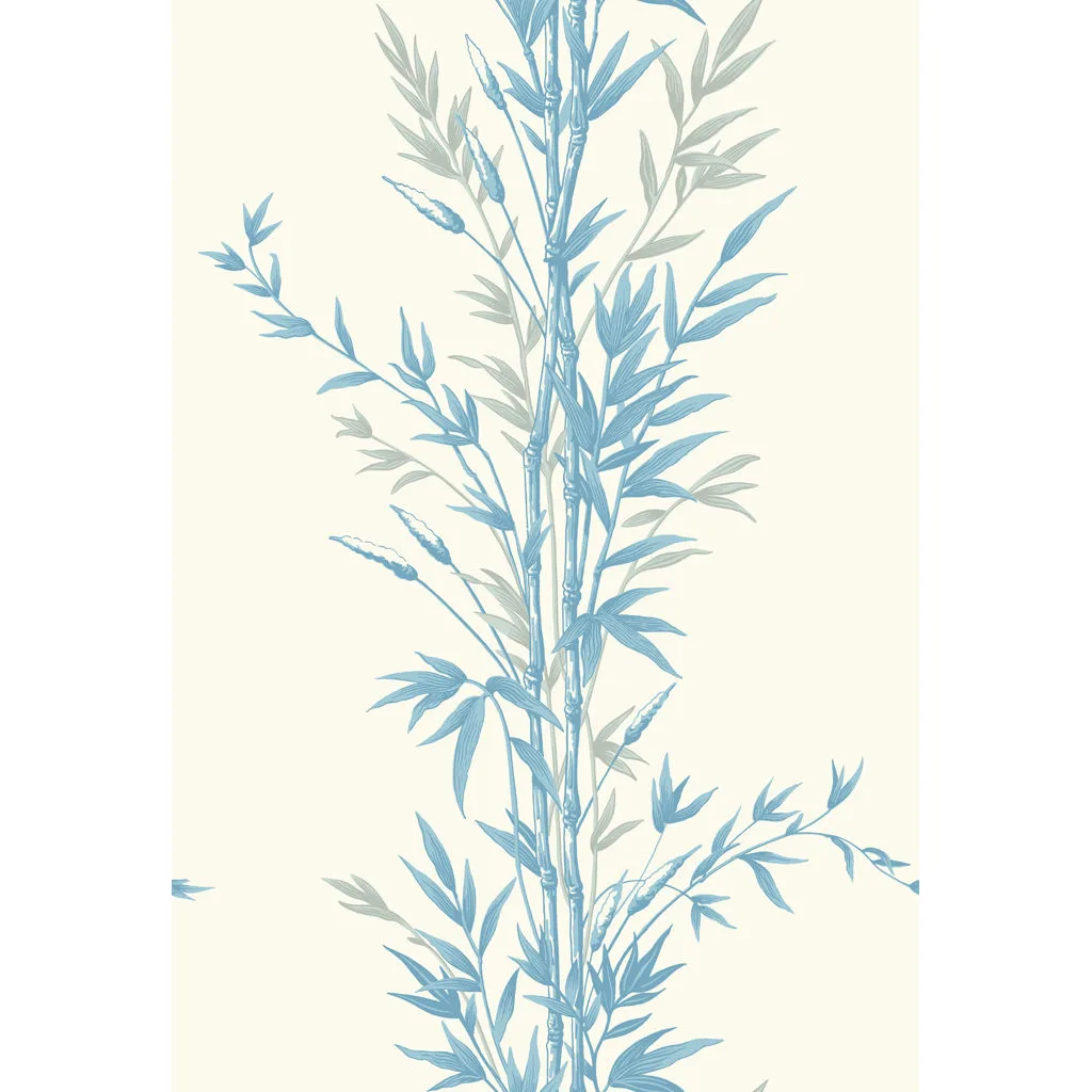 Cole & Son Bamboo in Blue on Ivory (100/5022.CS.0)