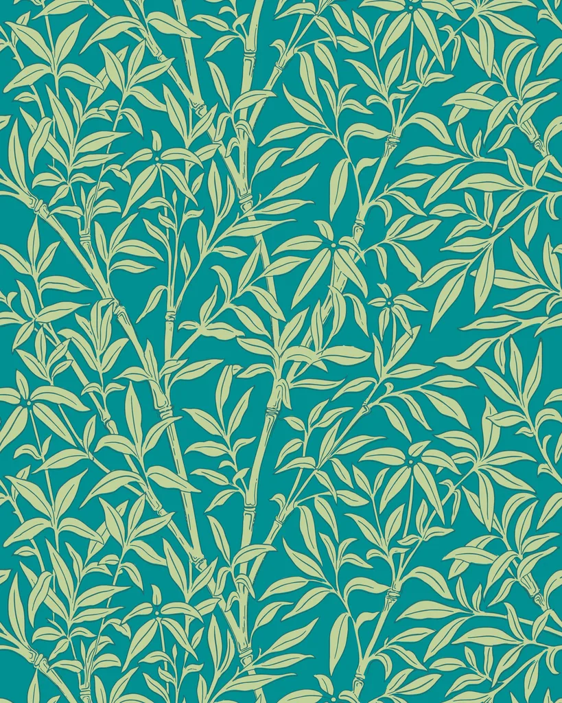 Cole & Son Bamboo Forest in Petrol (127/1003.CS.0)