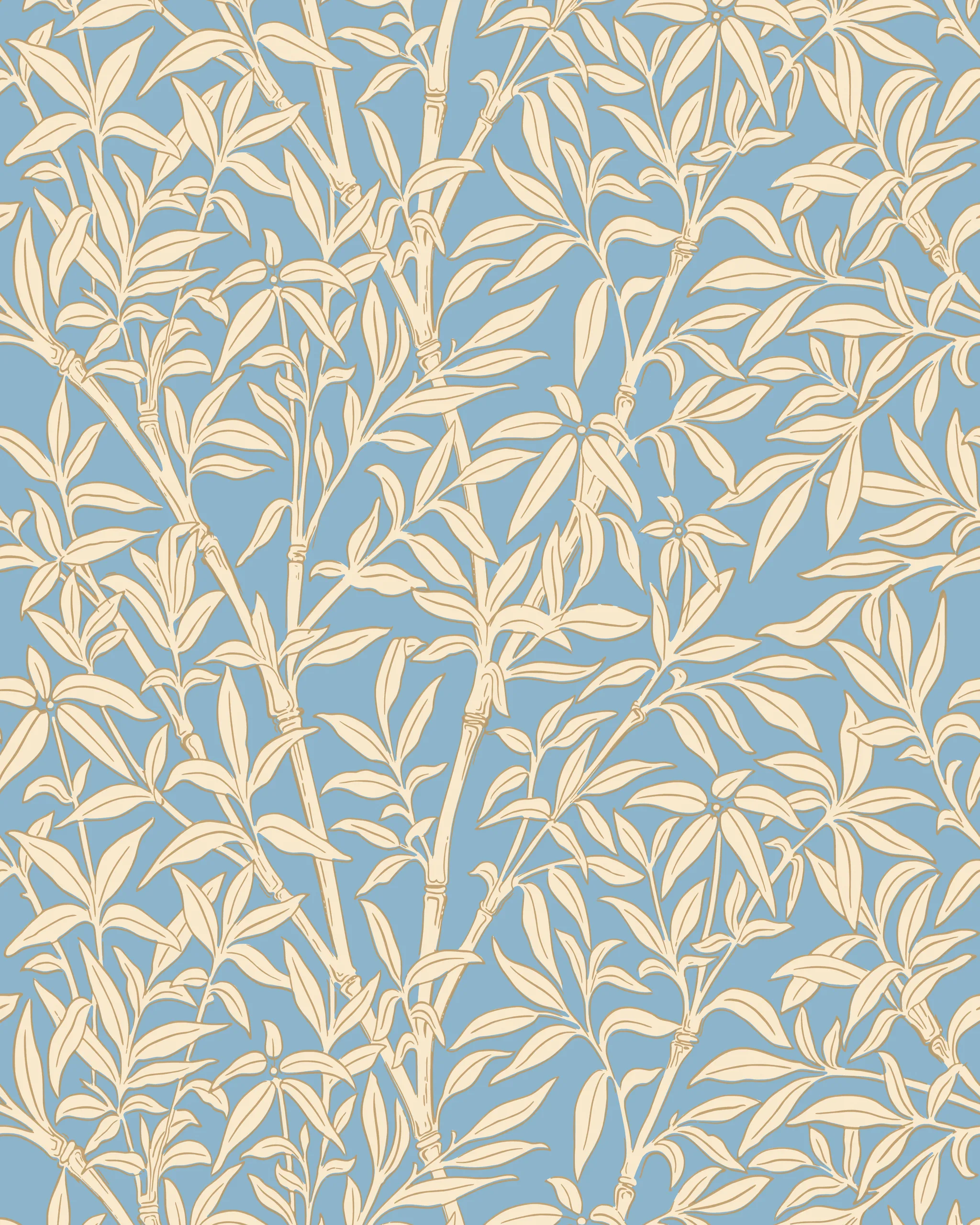 127/1002.CS.0 | Bamboo Forest – Yellow/Blue