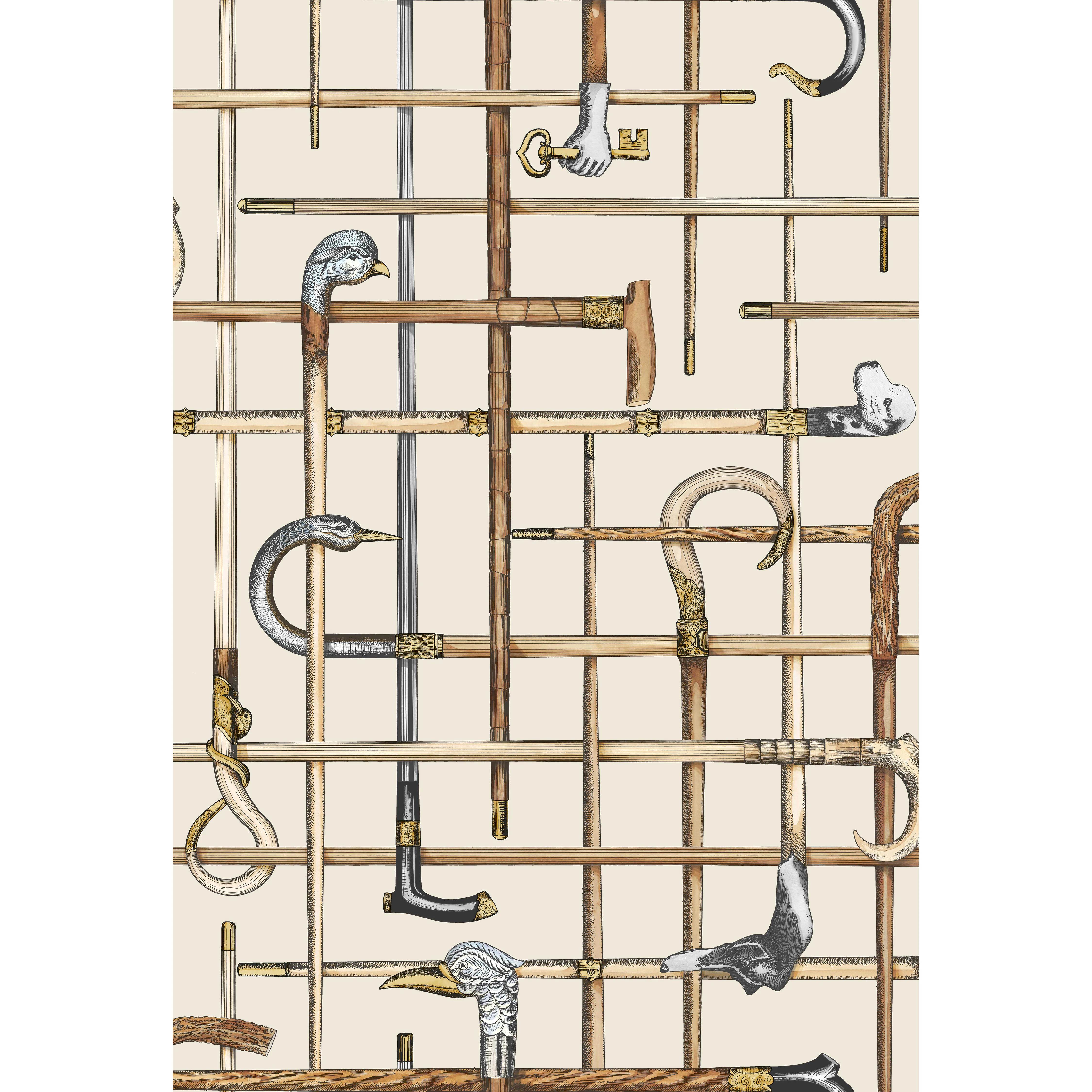 Cole & Son Bastoni in Cream (114/14026.CS.0)