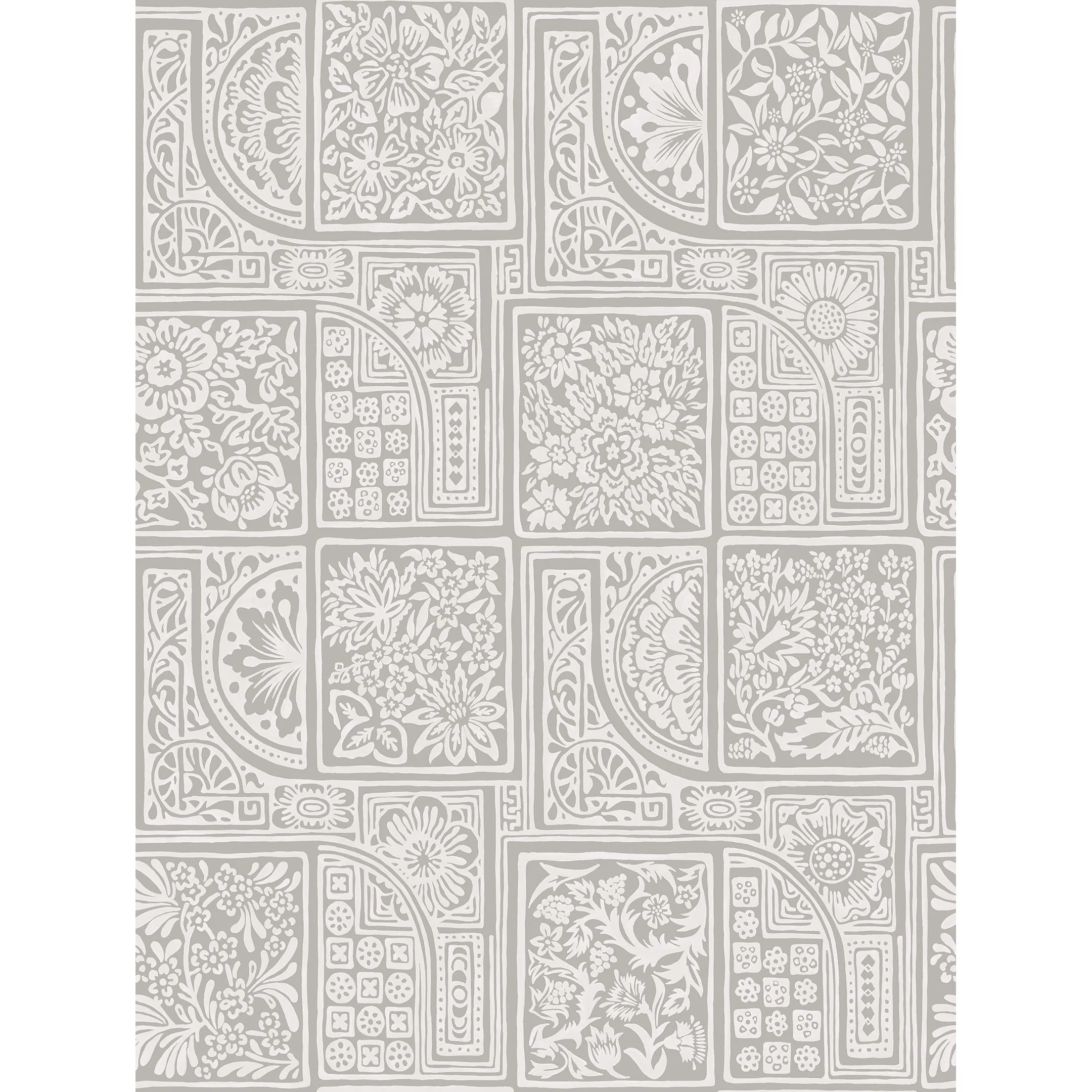 Cole & Son Bellini in Grey & White (108/9047.CS.0)