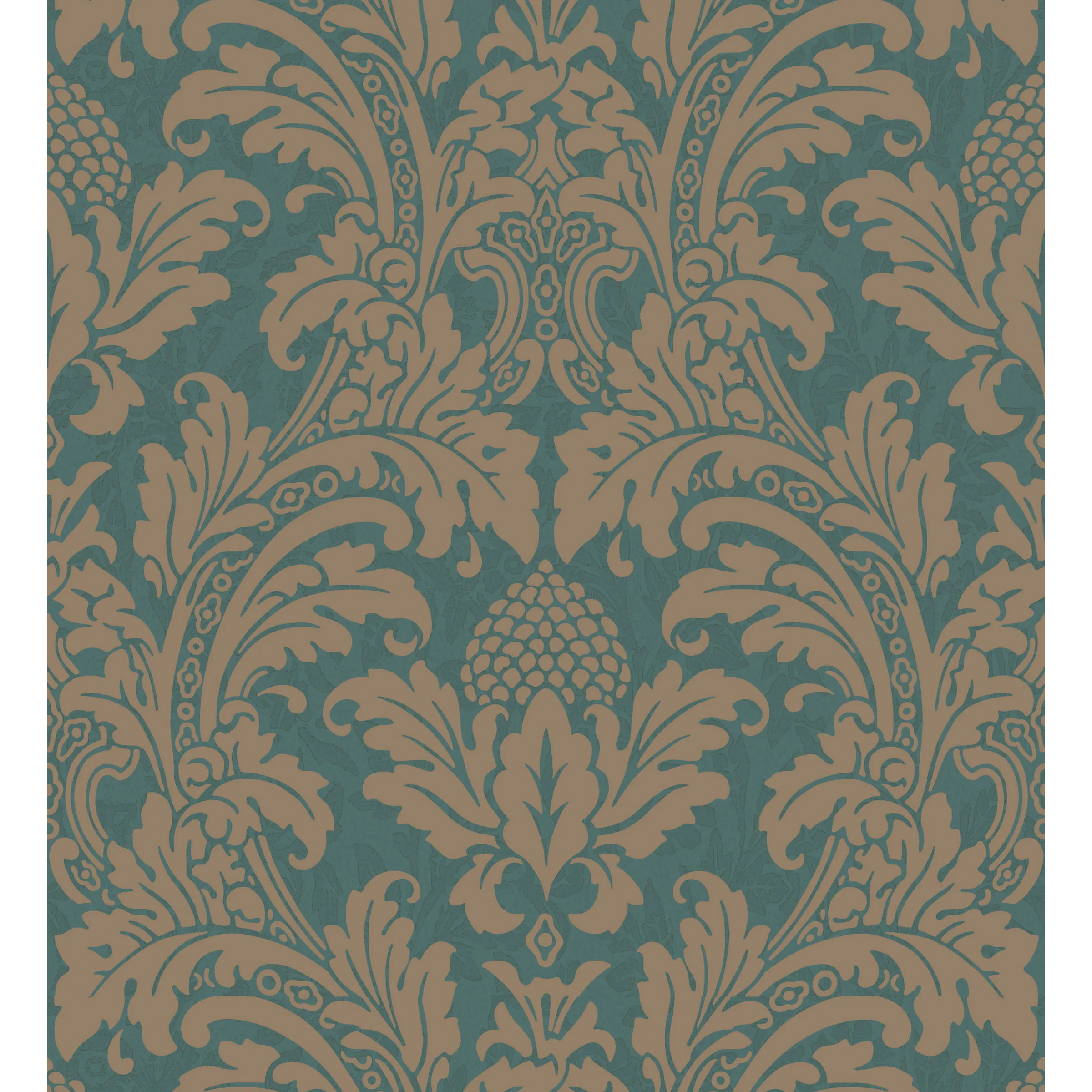 Cole & Son Blake in Teal and Silver (94/6031.CS.0)