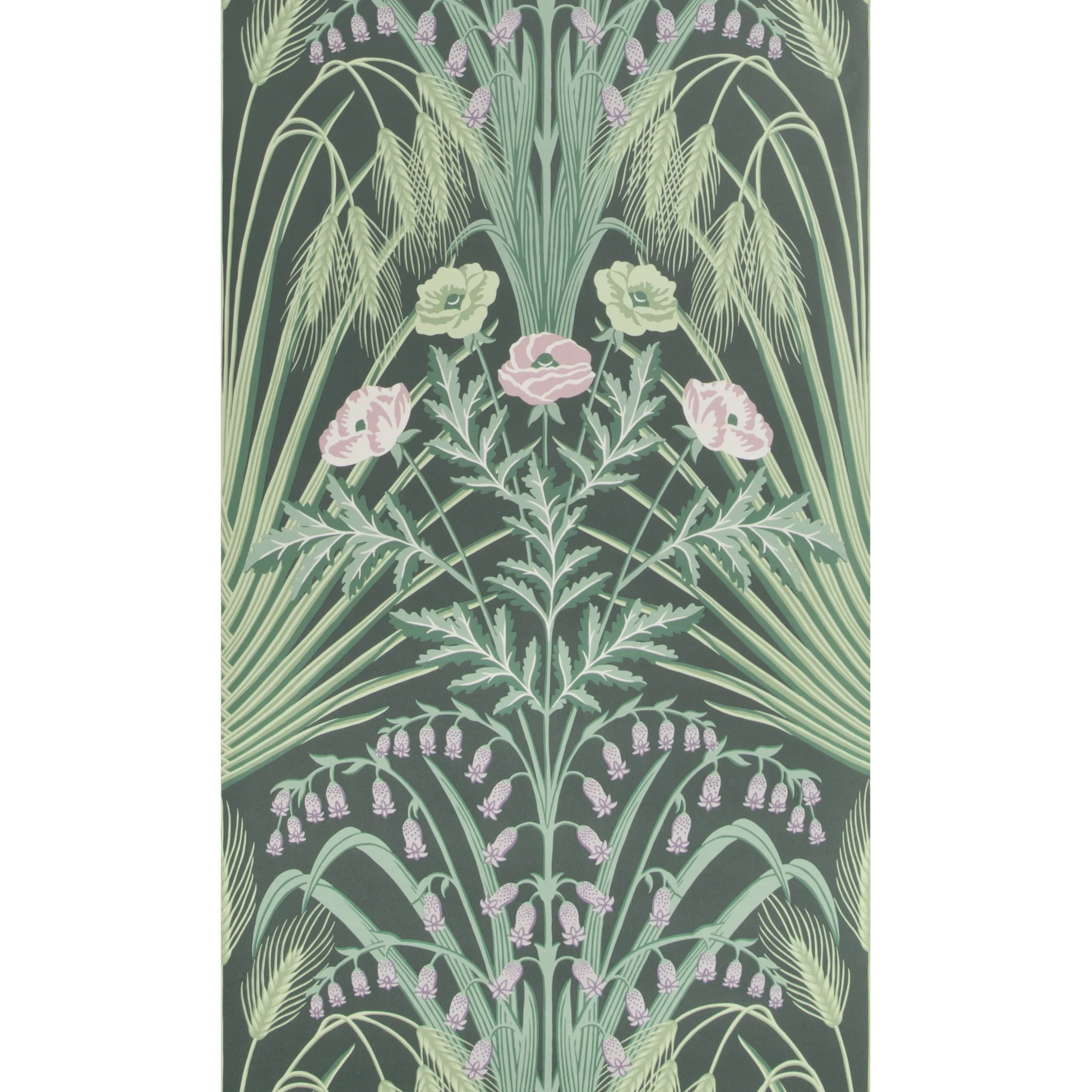 Cole & Son Bluebell in Sage on Charcoal (115/3009.CS.0)
