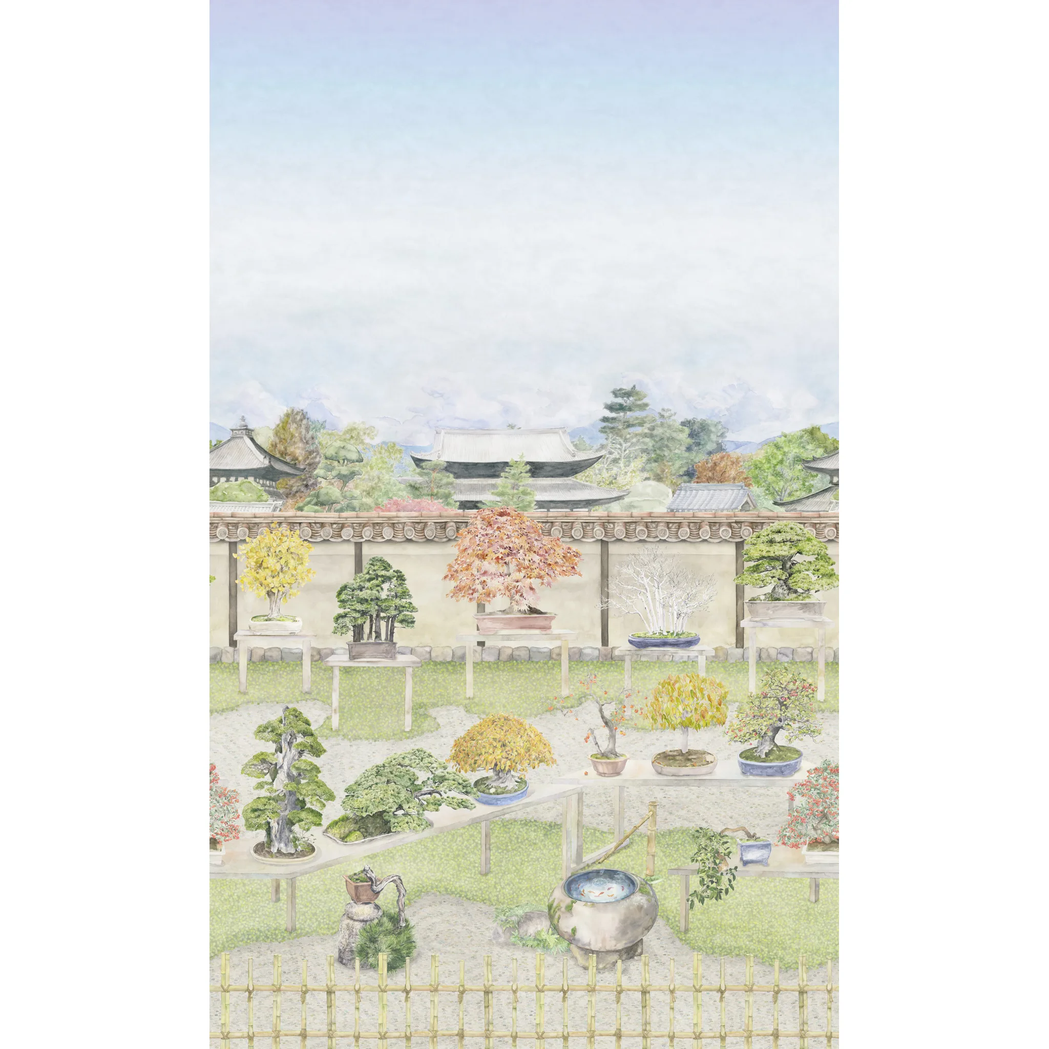 Cole & Son Bonsai Garden in Vivid (126/1001.CS.0)