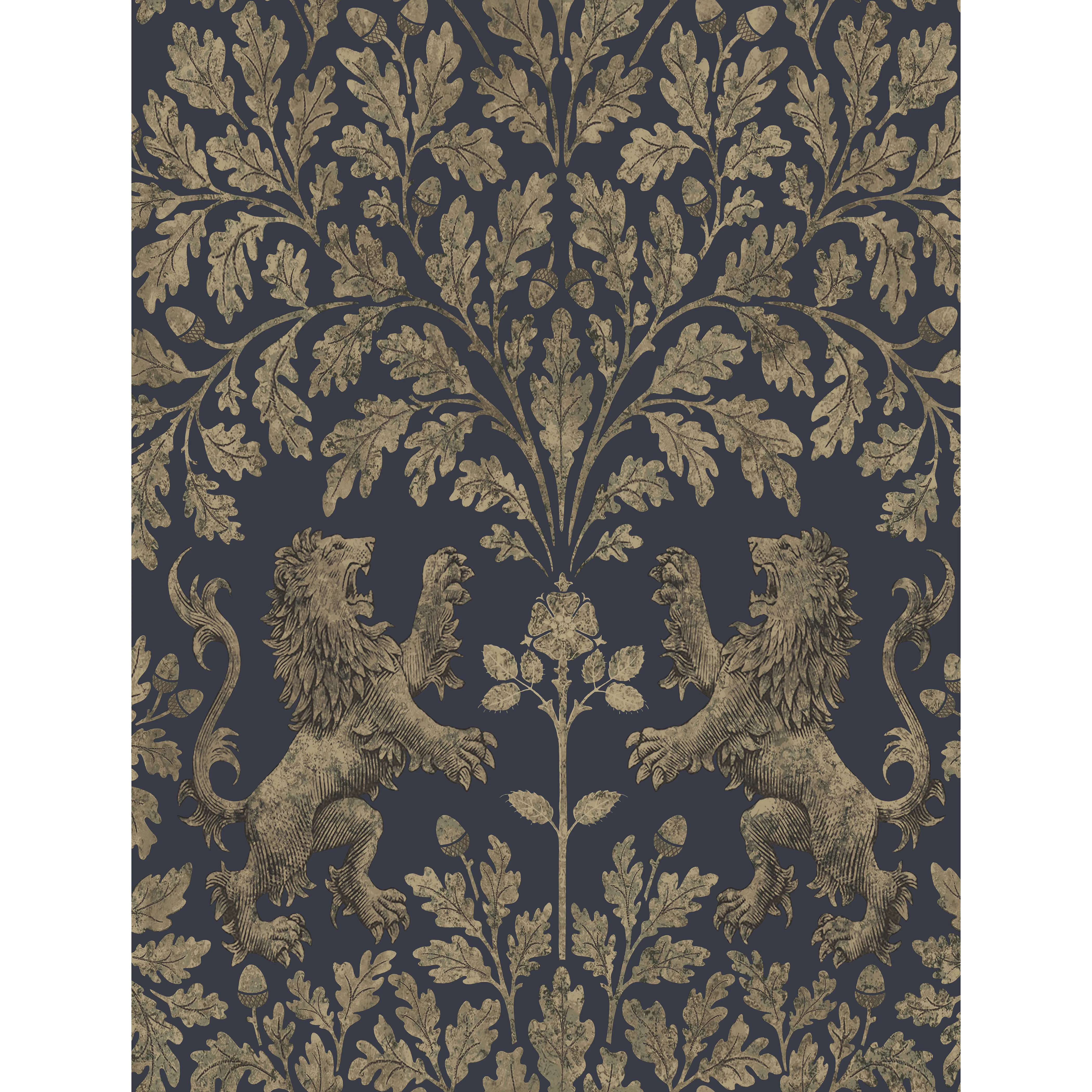 Cole & Son Boscobel Oak in M Gilver/Ink (116/10039.CS.0)