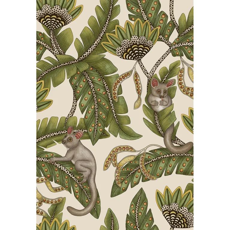 Cole & Son Bush Baby in Sprgrn&mrgld/Stn (119/7032.CS.0)