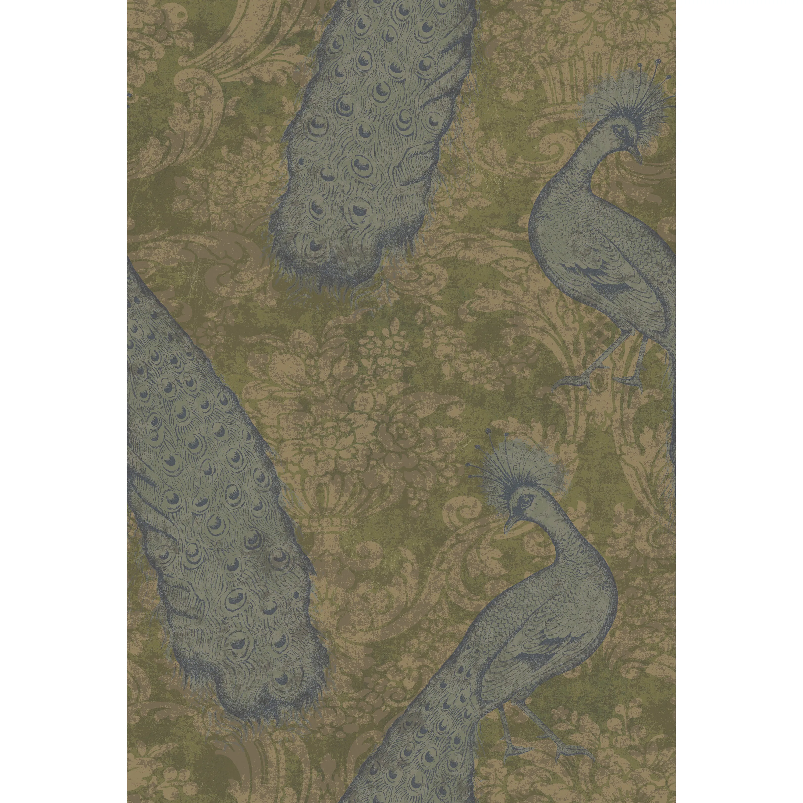 Cole & Son Byron in Teal and Pewter (94/7037.CS.0)
