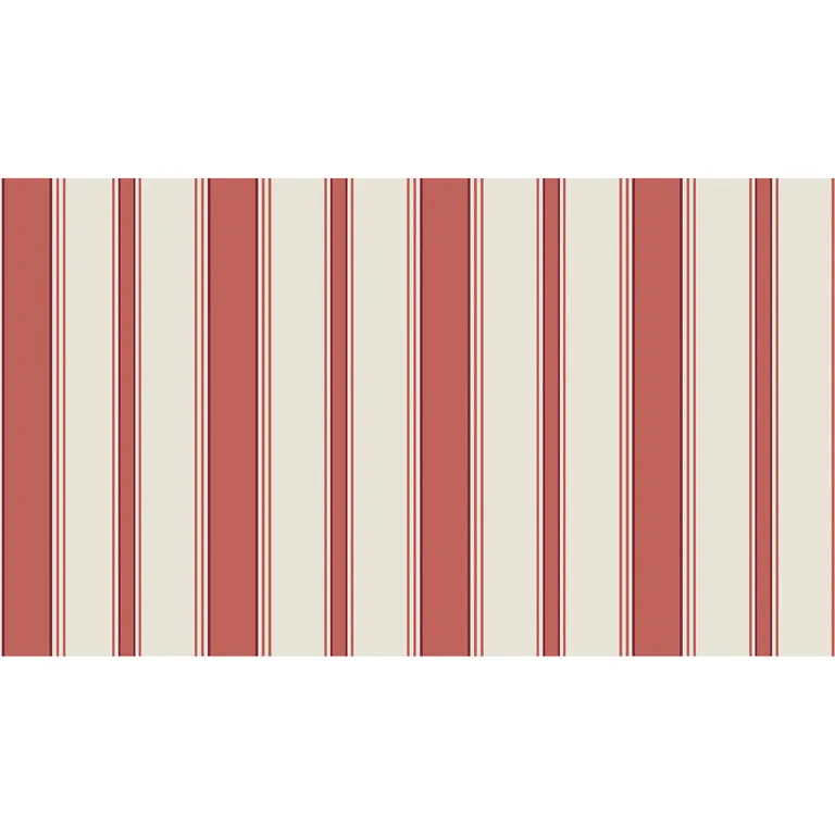 Cole & Son Cambridge Stripe in Red/Sand (96/1001.CS.0)