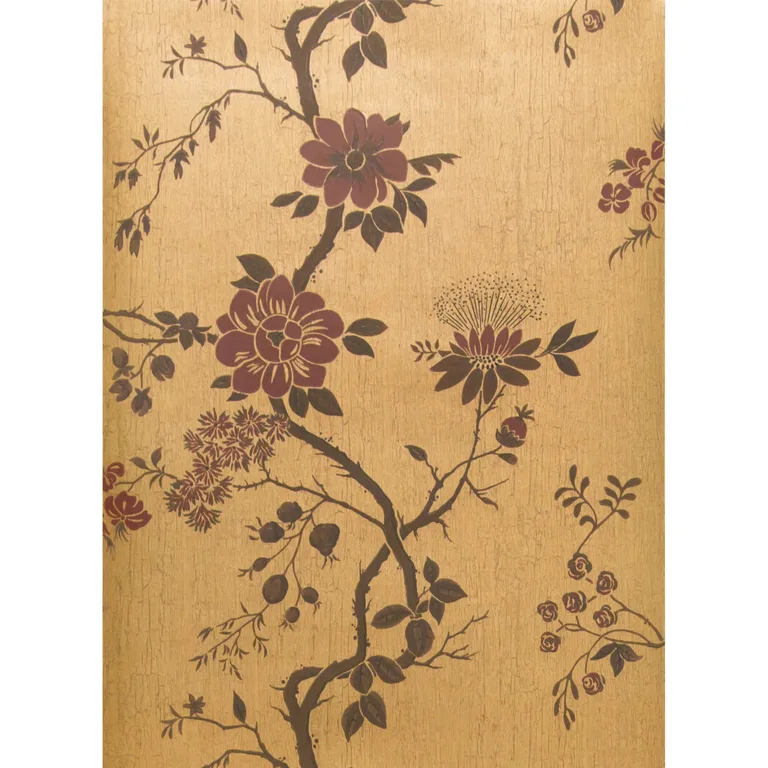 Cole & Son Camellia in Crimson/Mtl Gold (115/8027.CS.0)