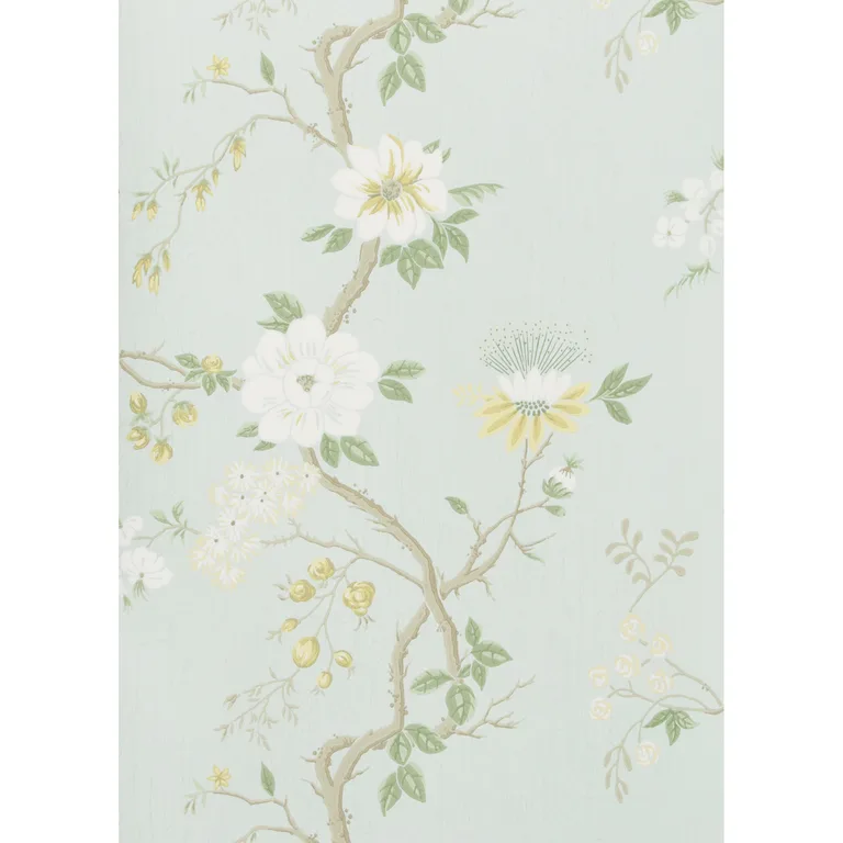 Cole & Son Camellia in Lemon/Sage/Prm Blu (115/8025.CS.0)