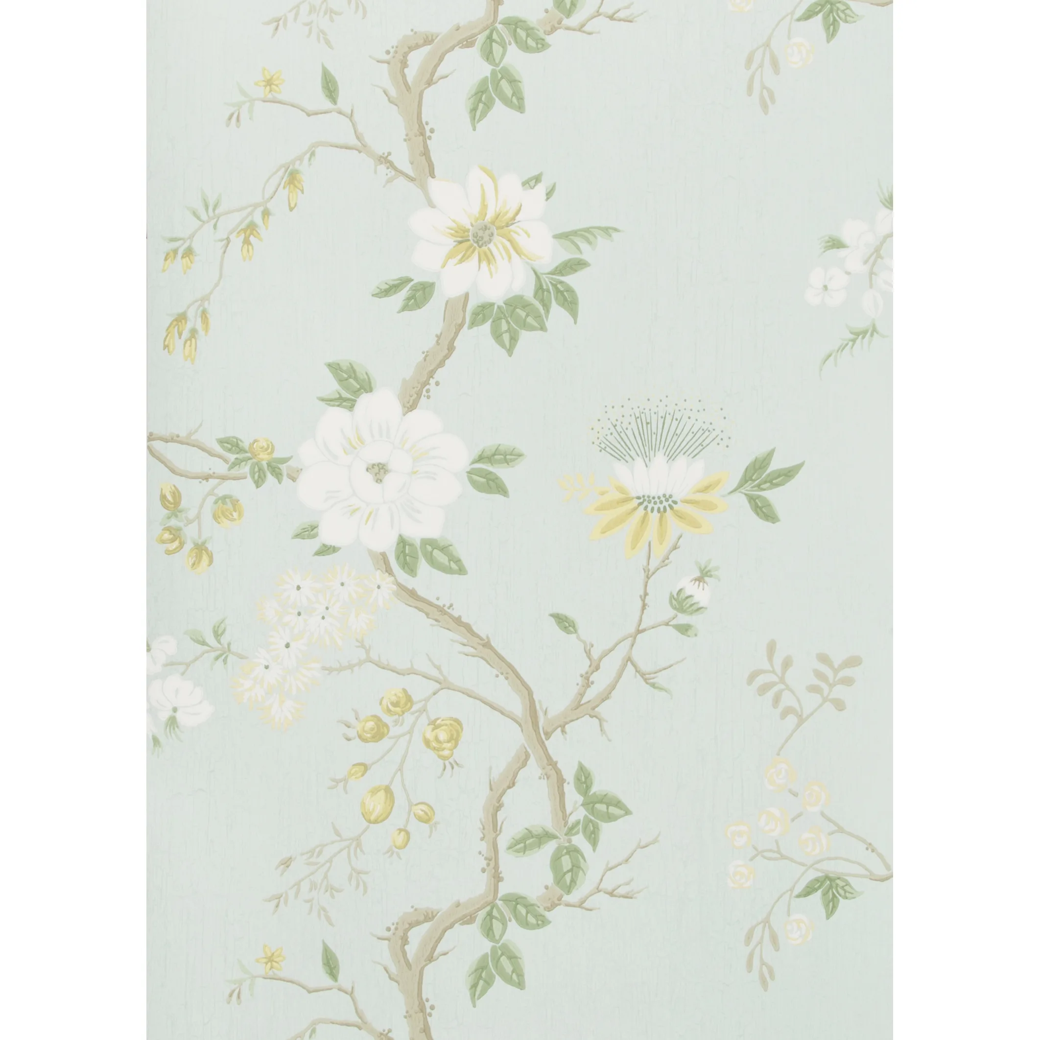 Cole & Son Camellia in Lemon/Sage/Prm Blu (115/8025.CS.0)