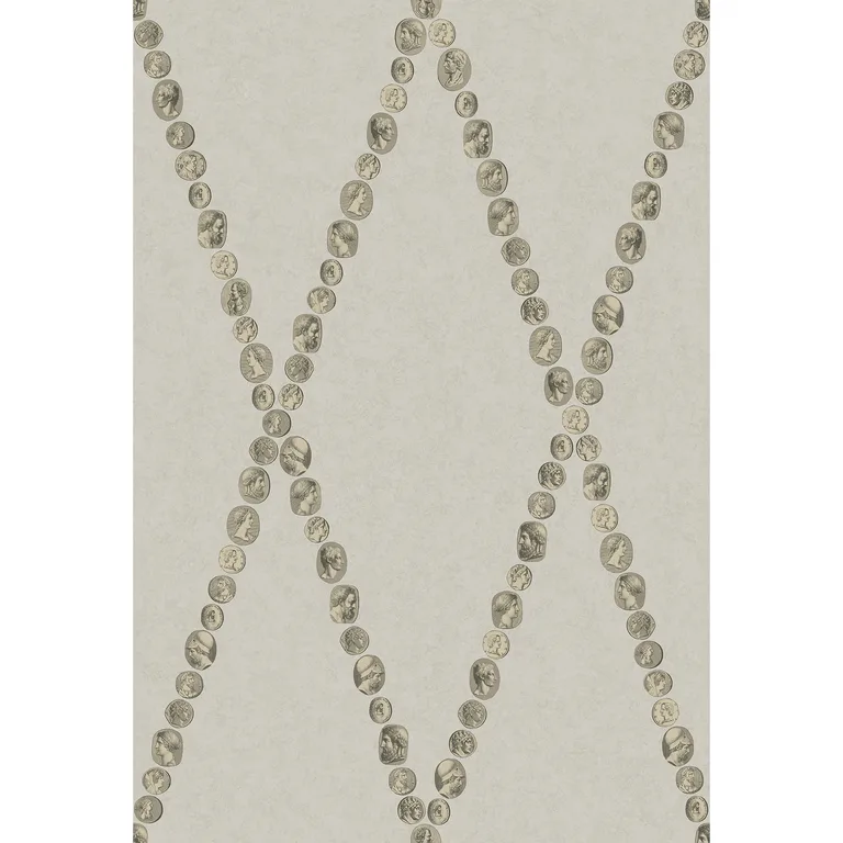 Cole & Son Cammei in Soft Gold on Stone (123/4019.CS.0)