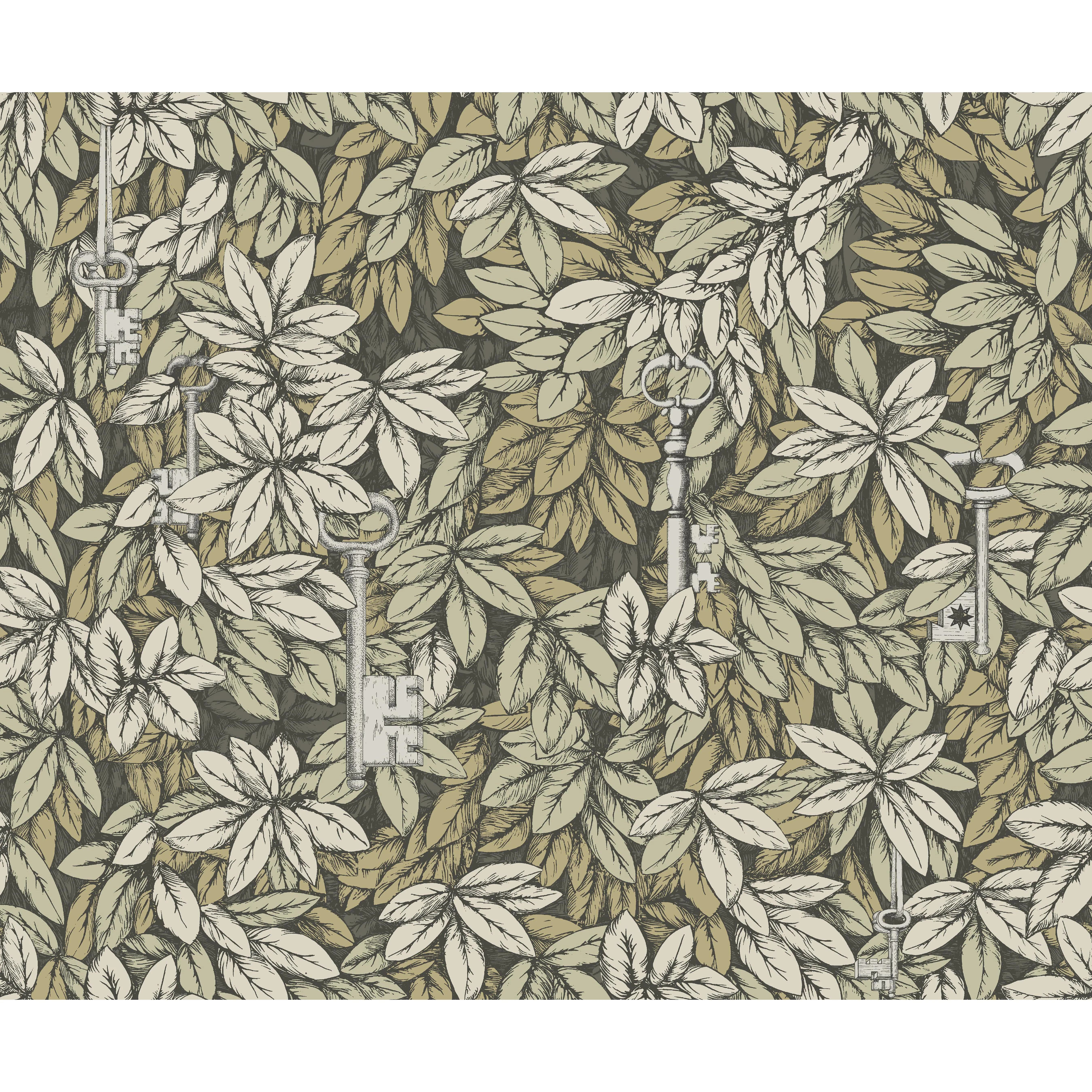 Cole & Son Chiavi Segrete in Gilver & Gold (114/9017.CS.0)