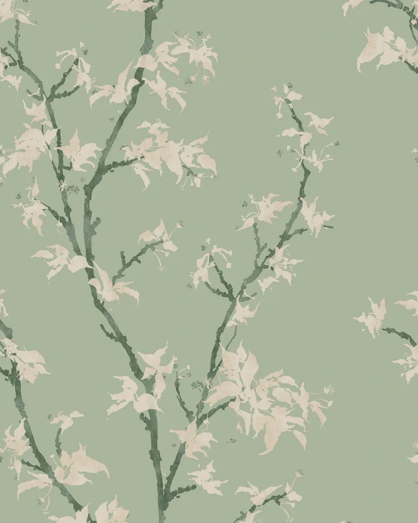 Cole & Son Chinese Branch in Sage (128/3014.CS.0)