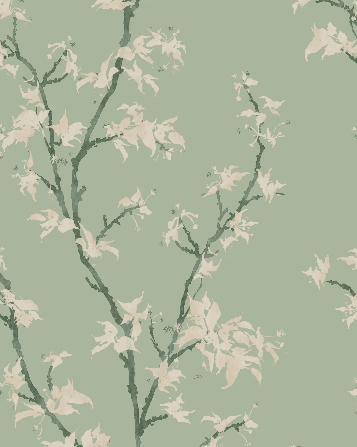 Cole & Son Chinese Branch in Sage (128/3014.CS.0)