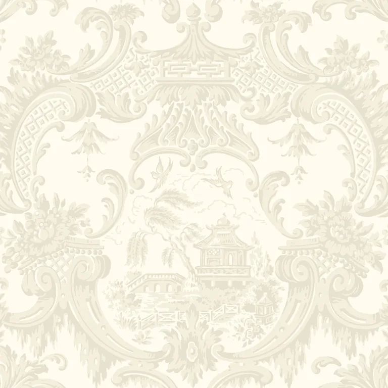 Cole & Son Chippendale China in Ivory (100/3010.CS.0)