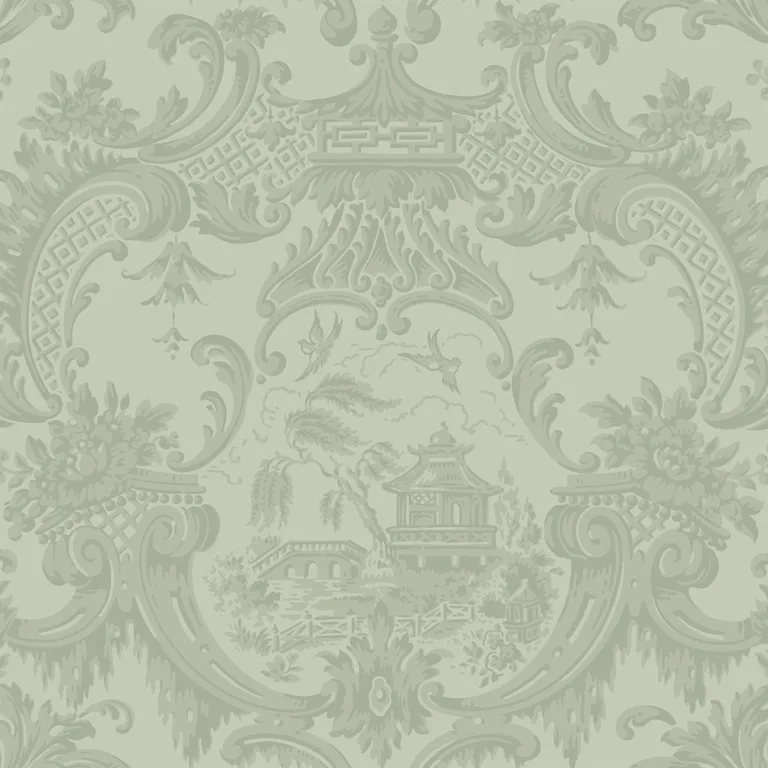 Cole & Son Chippendale China in Olive (100/3013.CS.0)