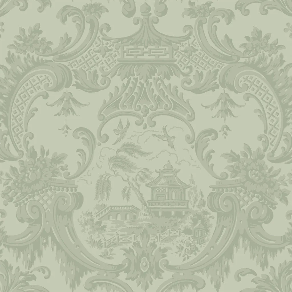 Cole & Son Chippendale China in Olive (100/3013.CS.0)