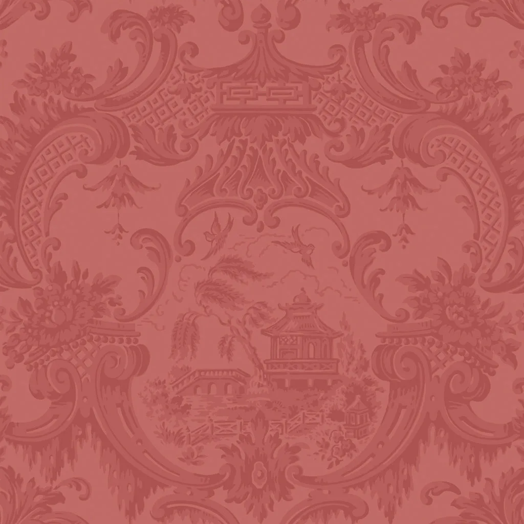 Cole & Son Chippendale China in Red (100/3015.CS.0)