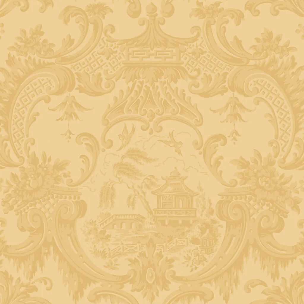Cole & Son Chippendale China in Yellow (100/3014.CS.0)