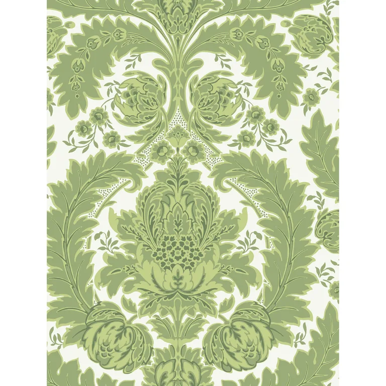 Cole & Son Coleridge in Green and Ivory (94/9050.CS.0)