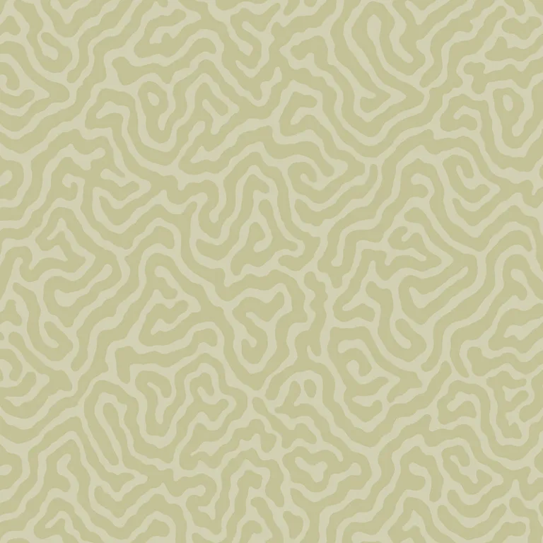 Cole & Son Coral in Old Olive (106/5067.CS.0)