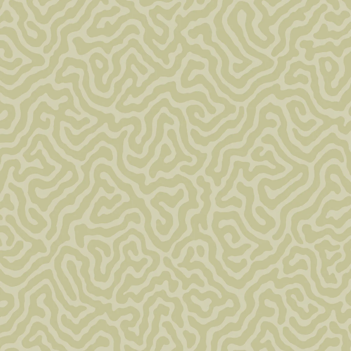 Cole & Son Coral in Old Olive (106/5067.CS.0)