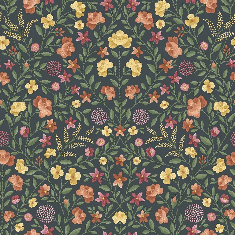 Cole & Son Court Embroidery in Marigold (118/13031.CS.0)