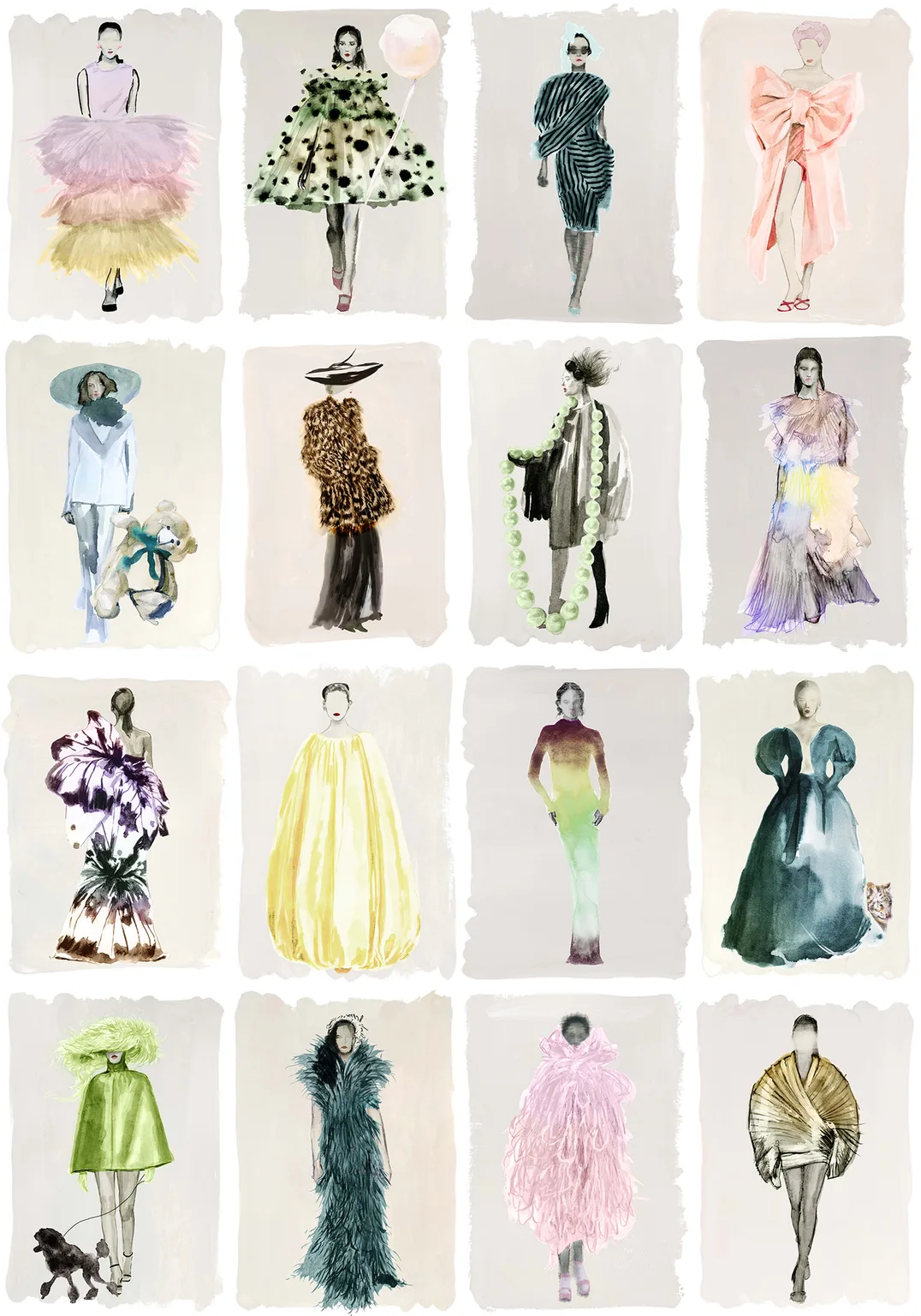 Cole & Son Couture Carousel in Pastel (175/1003.CS.0)