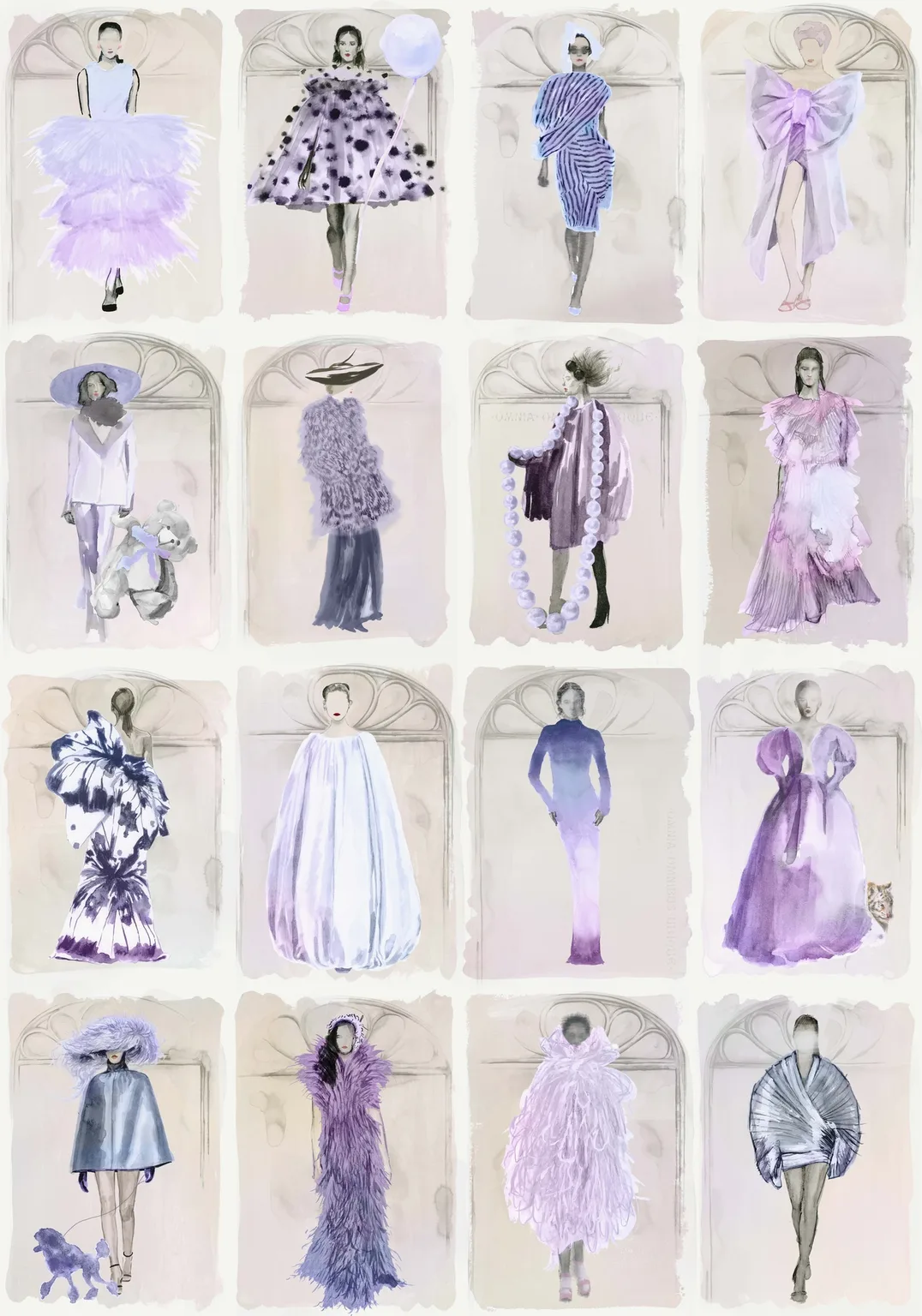 Cole & Son Couture Carousel W in Lavender P (175/2011M.CS.0)