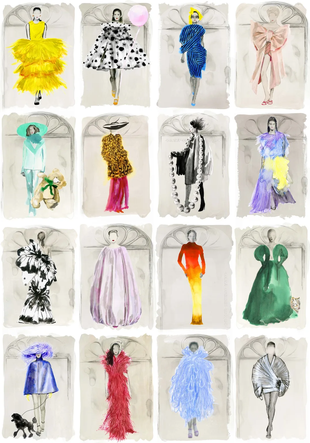 Cole & Son Couture Carousel W in Multi (175/2007M.CS.0)
