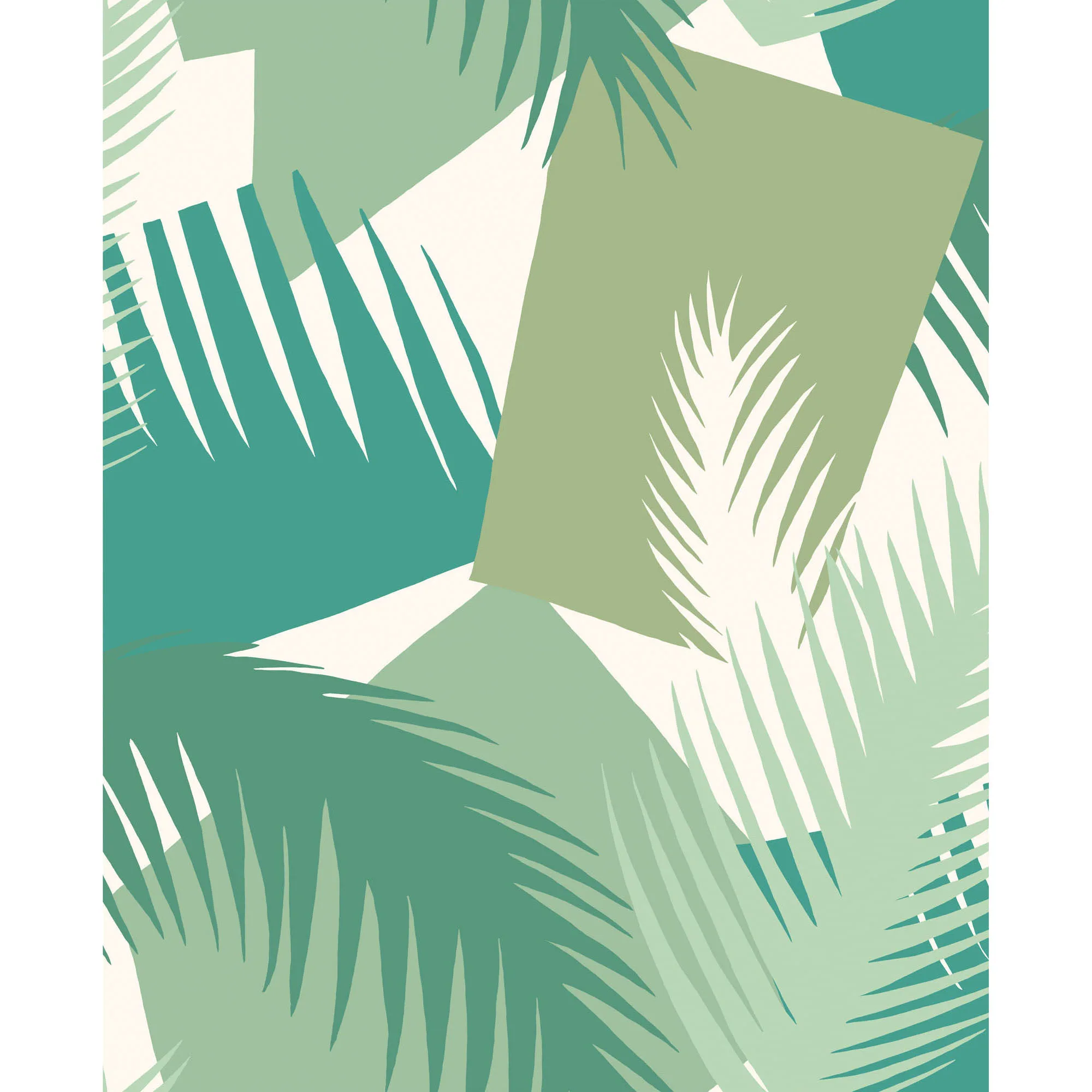 Cole & Son Deco Palm in Green (105/8037.CS.0)