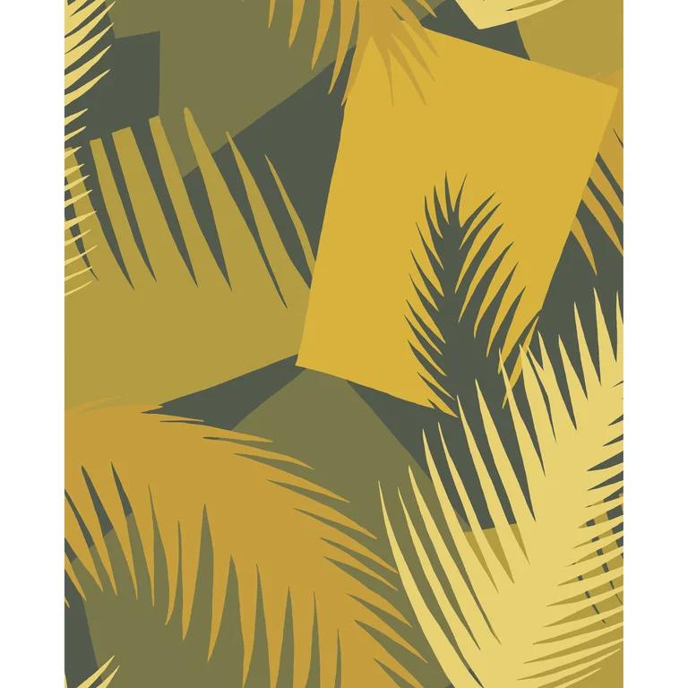 Cole & Son Deco Palm in Yellow (105/8035.CS.0)