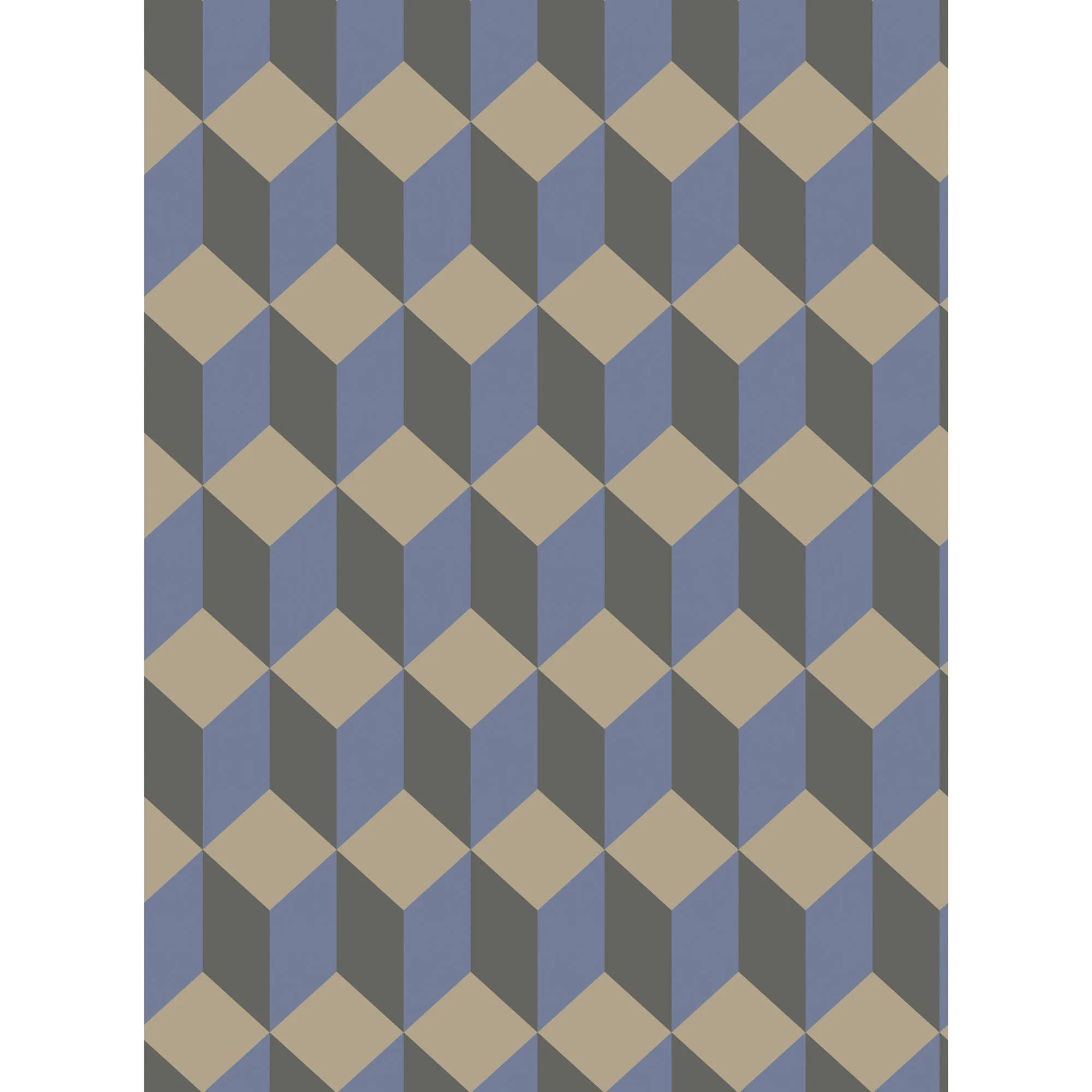 Cole & Son Delano in Blue and Black (105/7034.CS.0)