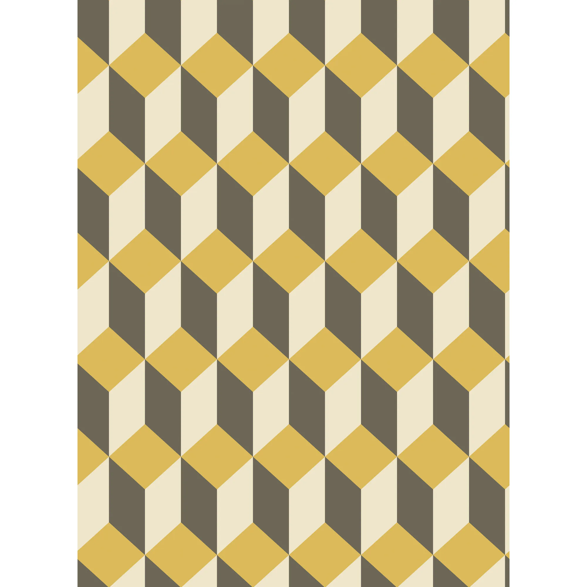 Cole & Son Delano in Yellow and Black (105/7032.CS.0)