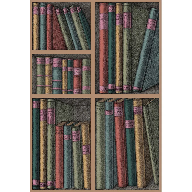 Cole & Son Ex Libris Ii in Forest (114/5010.CS.0)